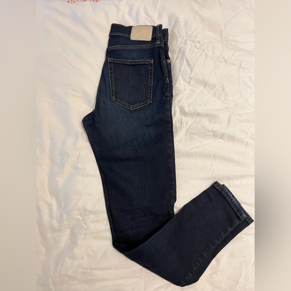 Everlane High-Rise Skinny Jeans in Dark Indigo